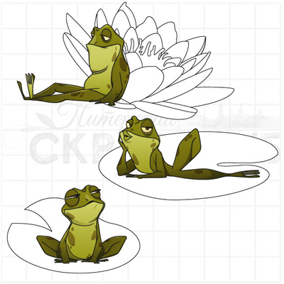 ФП штамп "Кувшинки"