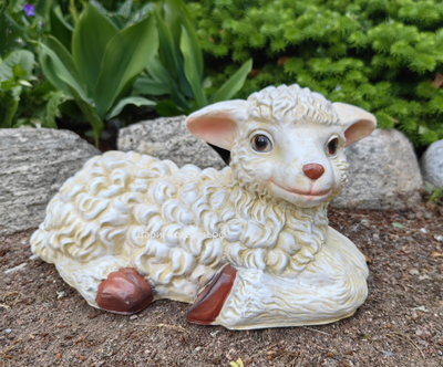 ОВЕЧКА - символ чистоты и плодородия  22*48см 1,6кг полистоун. Не боится влаги и перепадов температур Россия 1927/012289