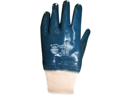 Перчатки нитриловые "СИРИУС-НИТРИЛ РП (ЛЮКС)" с эластичными манжетами обливные р. 9,10,11