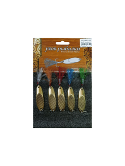 Блесна "6019" цвет: бронза, вес 10гр