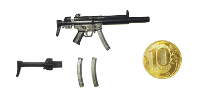 Пистолет-пулемет MP5SD 1/12 (PES007) - DAMTOYS