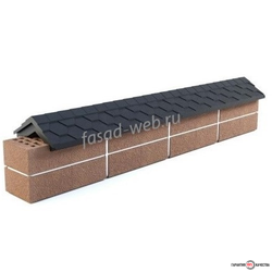 Парапеты полимерпесчаные (капельник) на 0.5 кирпича