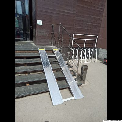 Ограждение крыльца из нержавеющей стали