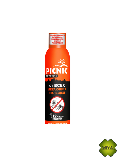 Picnic Extreme - аэрозоль от всех видов летающих насекомых и клещей