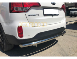 Защита заднего бампера труба d60 Kia Sorento (2013-2020)