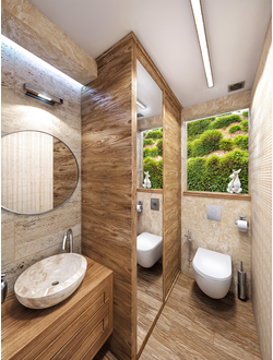 Настроенная сцена интерьера без естественного освещения (Artlantis 5)