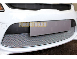 Защита радиатора KIA RIO 2017- chrome низ PREMIUM