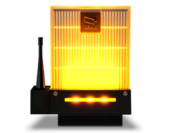 CAME Dadoo Сигнальная лампа универсальная 230/24В, светодиодное освещение янтарного цвета. Новый дизайн.