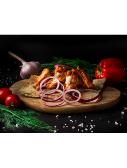 Крылышки на углях
