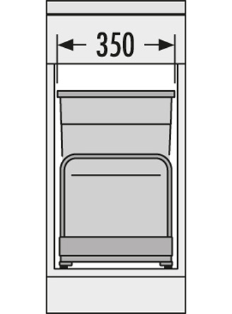 Встраиваемая система 58л Bottom-Mount Hailo