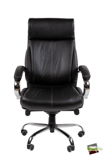 Офисное кресло Chairman CH423 кожа, черный