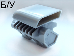 ! Б/У - Technic Engine Tuneable, Block with Trapezoidal Air Scoop for part 2133, Pearl Light Gray (46453 / 4203309 / 4297957 / 4494989) - Б/У