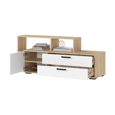 Санса ТВ-01 Тумба под ТВ Сонома/Белый