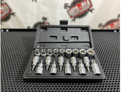 Набор головок TORX E10-E24, Т20-Т70 DR1/2", 19 шт., в пластиковом кейсе АвтоDело 39840