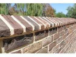 Кирпич ручной формовки константиново узорный 215х102х65