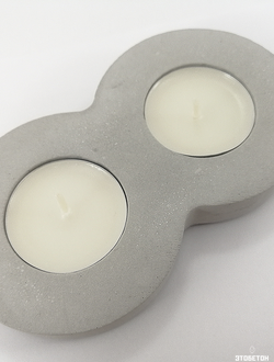 Подсвечник для чайной свечи «Бесконечность»