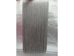 Декоративная бахрома , 100 см. 10 метров, Т-00083, Цвет: Серый