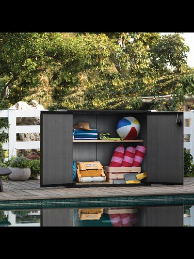 Ящик-шкаф Кортина Белла 1000 л серый