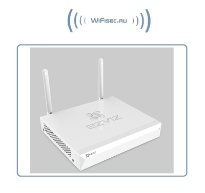 ezWireLess Kit CS-BW2424-B1E10 комплект системы WiFi видеонаблюдения состоит из 4 видеокамер Full HD + видеорегистратор + HDD 1 Tb