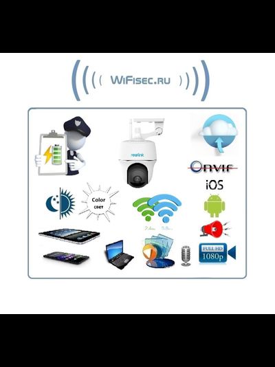 Reolink Argus PT беспроводная моторизированная всепогодная Wi-Fi ( 2,4/5,8 Ггц) видеокамера на аккумуляторе с DVR, 2К, 4 Мп (до 35 дней)