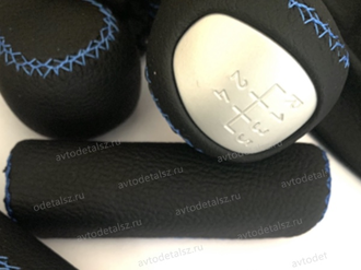 Набор чехлов Нива 4х4 серая строчка