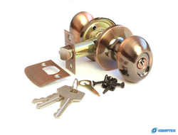 Ручка-защёлка дверная 6093-01-ac медь купить в Челябинске | КВИРТЕК