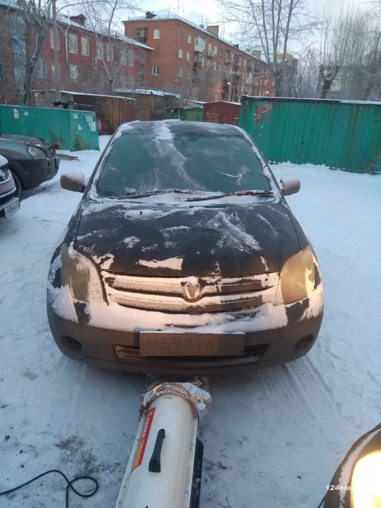 Прогрев Toyota Ist на Красрабе