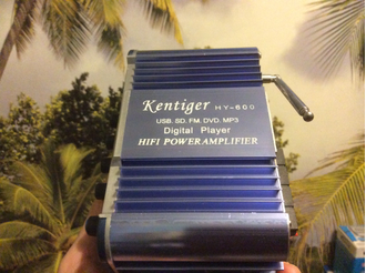 Мини усилитель с функцией караоке, MP3 , FM радио Kentiger