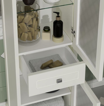 Пенал Opadiris Омега 45 слоновая кость, правый