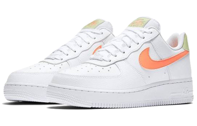 Кроссовки Nike  Womens Air Force 1 '07 White Atomic Pink  белые