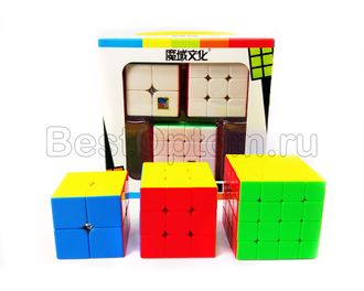 Набор кубиков  Рубика Moyu (2x2, 3x3, 4x4) оптом (6+)