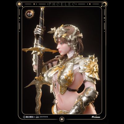 ПРЕДЗАКАЗ - Воительница в стиле фэнтази - Коллекционная фигурка 1/6 Deity Erosion Series White Owl Phoeleo Zinc Alloy Sculpted Hair ver (FSDE-01A) - Fusion Fantasy x DAMTOYS ?ЦЕНА: 31500 РУБ.?