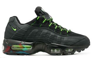 Nike Air Max 95 Черные с зеленым (41-45) Арт. 007М