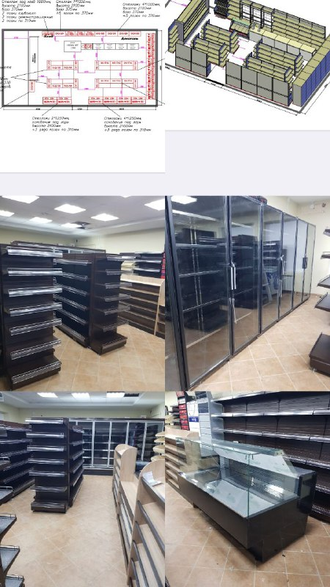 Холодильная камера универсальная на 3 стелянных двери Коловрат 3