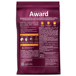 AWARD (Авард) Urinary, сухой корм для кошек для профилактики мочекаменной болезни, Курица 400 г