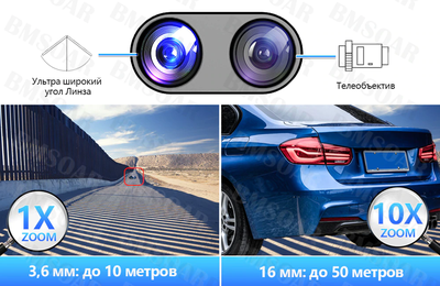 Беспроводная wi-fi ip ptz камера наружного наблюдения 10X zoom