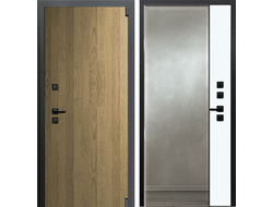 Металлическая дверь Модерн Акустик с зеркалом