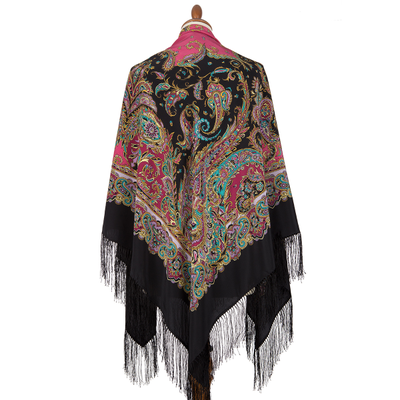 Павловопосадский платок Восточные сладости 1429-18