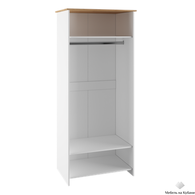 Теодора Шкаф 2Д Белый/Дуб крафт