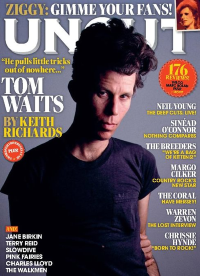 Uncut Magazine October 2023 Tom Waits, Ziggy, Keith Richards, Neil Young, Sinead O'Connor, The Breeders, Margo Cilker, The Coral, Warren Zevon, Chrissie Hynde Inside