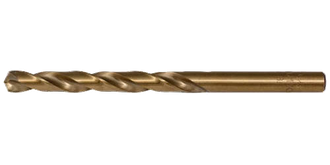 Сверло спиральное ВИЗ с цилиндрическим хвостовиком средней серии класс А, легировано кобальтом, сталь Р6М5К5, ГОСТ 10902