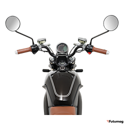 Электромотоцикл WHITE SIBERIA Super Soco TC Черный