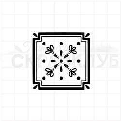 Штамп голландская плитка