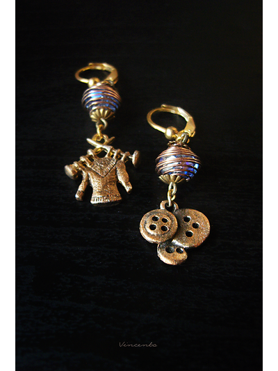 Серьги "Швейная магия"