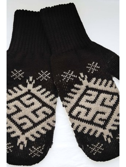 ВАРЕЖКИ ОБЕРЕЖНЫЕ, КОРИЧНЕВЫЕ