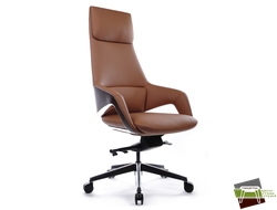Кресло Aura FK005-A Светло-коричневый (MB915) натуральная кожа