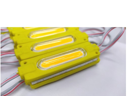 Светодиодный модуль COB LED2W корот, DC24v IP65, 65х18 мм (желтый)