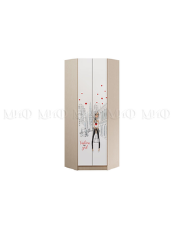 "Вега NEW GIRL" Шкаф угловой (800*800)*2200*402) Миф