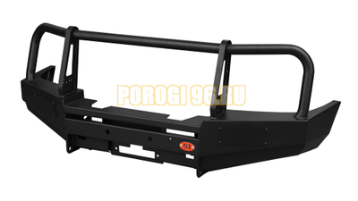 Передний силовой бампер серии Трофи на Nissan Pathfinder III 2004-2010 (02.012.01)