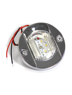 Огонь кормовой cветодиодный 75 мм, холодный белый свет
